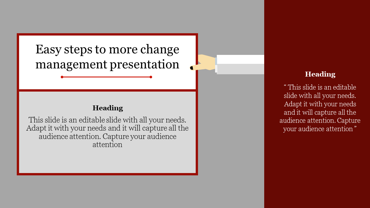 Free - Simple And Creative Change Management Presentation Slide